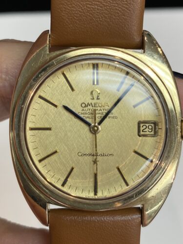 OMEGA Constellation Chronometer Date cal 、movement564、Automatic,Gold-Capped Case 海外 即決