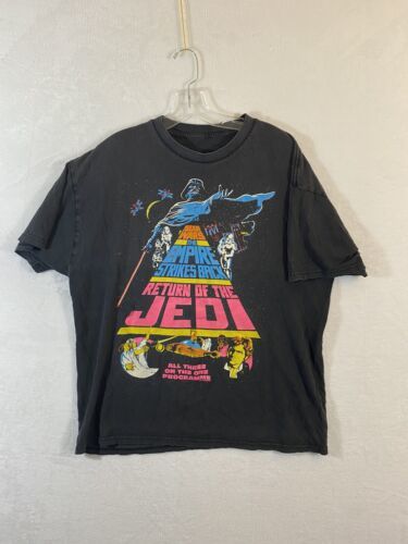 Vintage Star Wars Shirt Mens Large Empire Strikes Back Return Of The Jedi 海外 即決