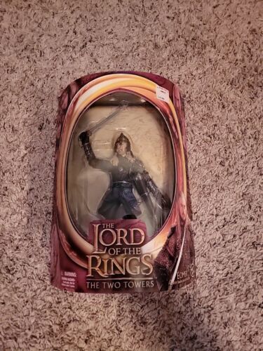 LOTR. EOMER THE TWO TOWERS. W/ SWORD ATTACK ACTION. NEW. HALF-MOON PACKAGE 海外 即決