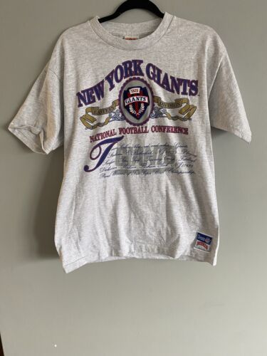 New York Giants Vintage Nutmeg NFL Size Large L Logo Gray 海外 即決