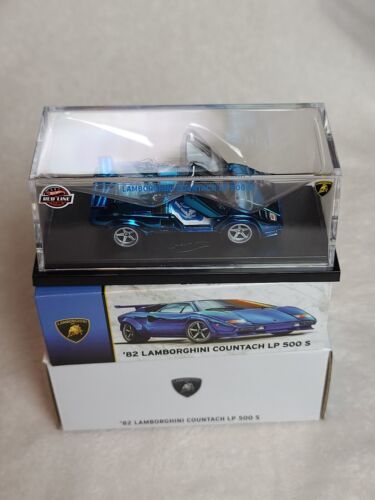 New in Box Hot Wheels RLC Scale 1:64 Blue ‘82 Lamborghini Countach LP 500 S 海外 即決