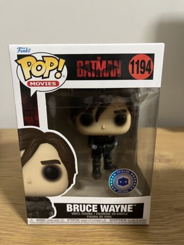 Funko Pop! Movies The Batman - Bruce Wayne #1194 - PIAB Pop In A Box Exclusive 海外 即決