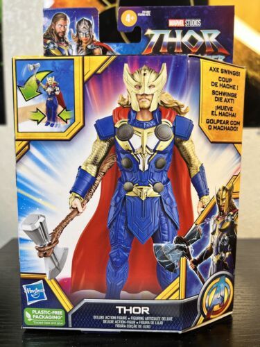 Marvel Studios Thor Love and Thunder Thor Toy 6 Inch Deluxe Action Figure - NEW 海外 即決