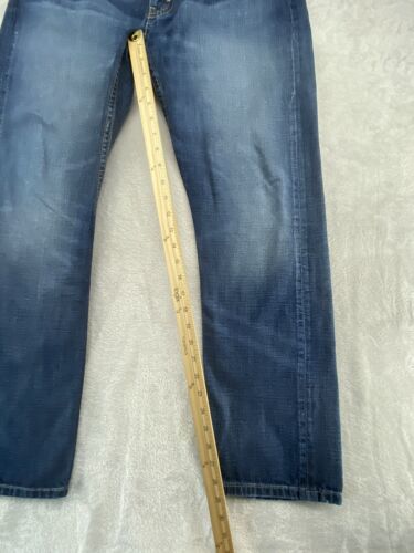 Levi's 513 Men's Size 36 X 30 Slim Fit Straight Leg Stretch Denim Blue Jeans 海外 即決 - 2