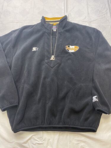 Vintage Starter NFL Pittsburgh Steelers Pullover Fleece Jacket Size XL 海外 即決 - 0