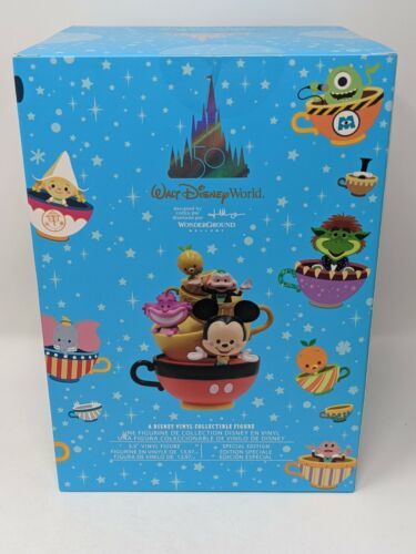 WDW 50th Kingdom Of Cute Wonderground Teacups Figurine Disney Parks 海外 即決 - 5