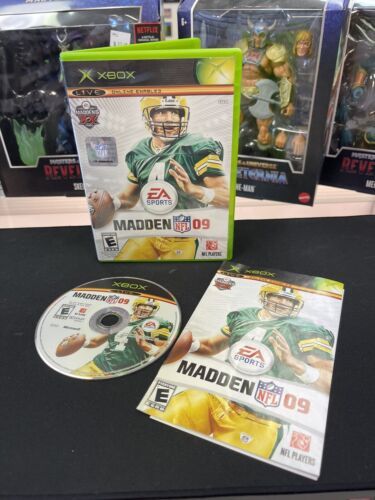 Madden NFL 09 (Microsoft Original Xbox, 2008). Complete with Manual FREE SHIP 海外 即決