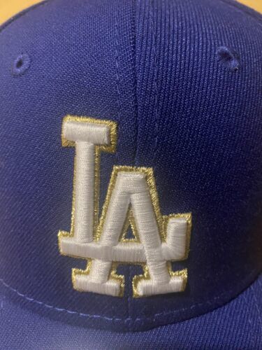 LA Dodgers New Era hat 39/30 med/large 2020 World Series hat 海外 即決 - 1