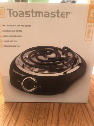 Toastmaster Single Burner 1000 Watt New In Box With Heat Control 海外 即決