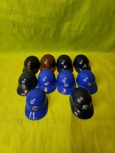 MLB Major League Baseball Vintage Lot Of 10 Mini Batting Helmets 海外 即決