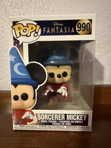 Funko Pop! Sorcerer Mickey #990 Disney Fantasia Vinyl Figure 海外 即決