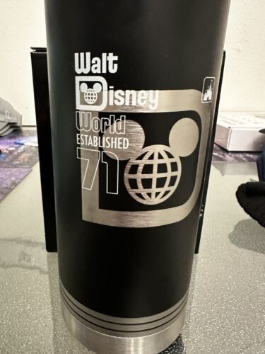 Walt Disney World Icon Stainless Steel Large Water Bottle Tumbler With Spout NEW 海外 即決