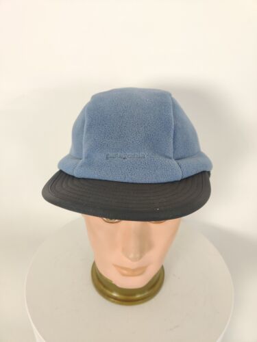 Vintage Patagonia GRAY EXPEDITION Fleece Hat Duck Bill Ear Flaps L USA 90s 海外 即決