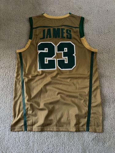 LeBron James #23 St Vincent High School Irish XL Basketball Jersey NEW St Mary 海外 即決 - 1