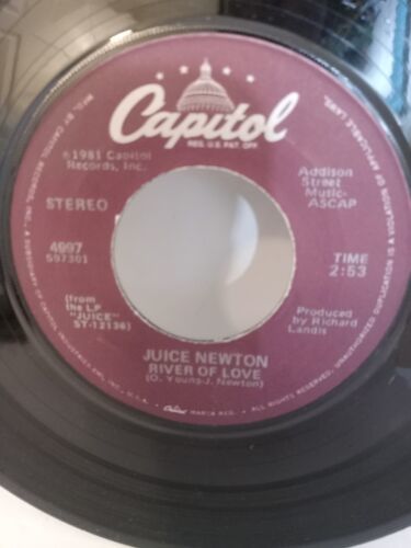 Capitol Records 45 RPM Juice Newton Queen Of Hearts And River Of Love / 1981 海外 即決