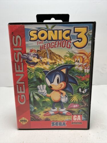 Sonic the Hedgehog 3 Sega Genesis Complete 海外 即決