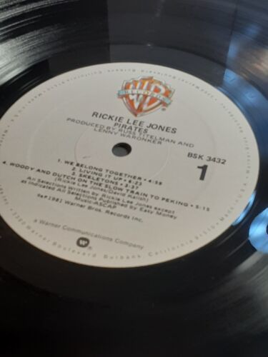 Rickie Lee Jones Pirates 1981 Warner Bros. Records BSK 3432 tested V5 海外 即決 - 1