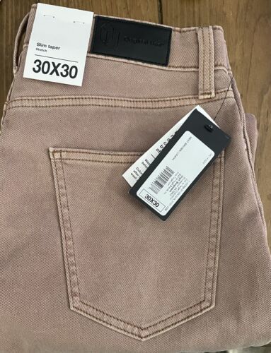 Men’s Target Original Use Slim Taper Stretch Nest Brown Denim Pants jeans 30X30 海外 即決 - 1