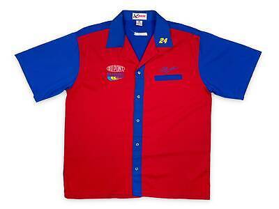 Vintage Jeff Gordon Shirt NASCAR Pit Crew Racing Button Down 90s R01 海外 即決