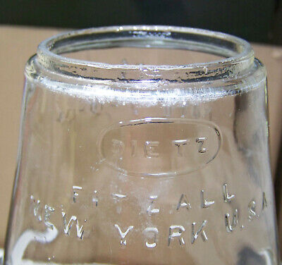 DEITZ Lantern FITZALL Lamp Globe, New York, USA Patd. 3-10-14 海外 即決