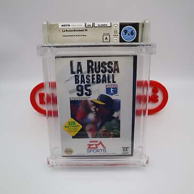Sega Genesis TONY LA RUSSA BASEBALL 95 BASEBALL - WATA GRADED 9.4 A+ NEW Sealed! 海外 即決