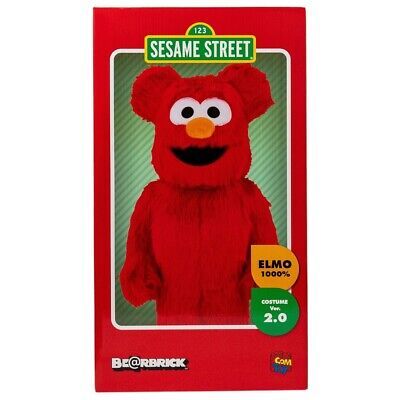 Medicom Sesame Street Elmo Costume Ver. 2.0 1000% Bearbrick Figure red 海外 即決