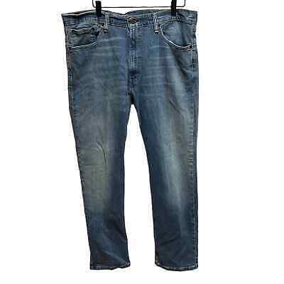 Levi’s 505 Medium Wash Classic Denim Jeans Zip Fly 36x30 海外 即決