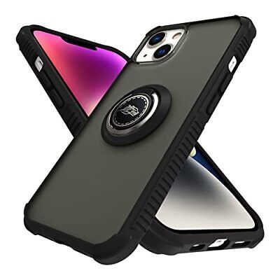 iPhone 14 5G Case Ring Holder Shockproof Bumper Protective Durable Phone Cover 海外 即決