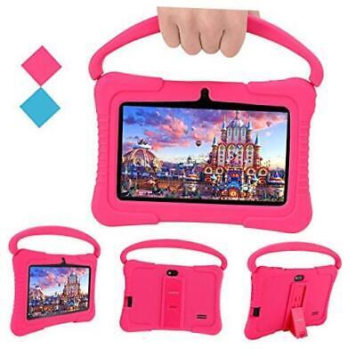 Kids Tablet, 7 inch Android Tablet PC, 1GB RAM 16GB ROM, Safety Eye Pink 海外 即決