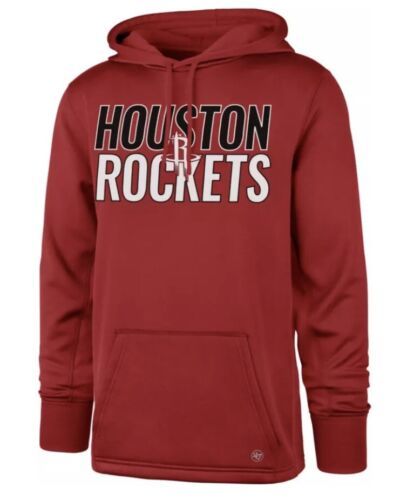 Houston Rockets NBA '47 Brand Men's XL Pullover Sweatshirt Hoodie NEW Red NWT 海外 即決