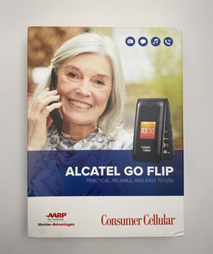 Brand New Comsumer Callular Link Flip Go Phone Alcatel flip With 2mp Camera 海外 即決