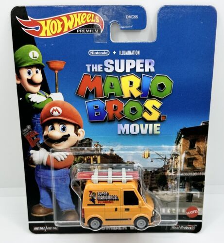 Hot Wheels Super Mario Bros Movie Plumber Van 2023 Premium Retro Entertainment 海外 即決