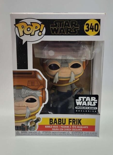 Funko Pop Star Wars #340 Babu Frik Smuggler's Bounty Exclusive 海外 即決