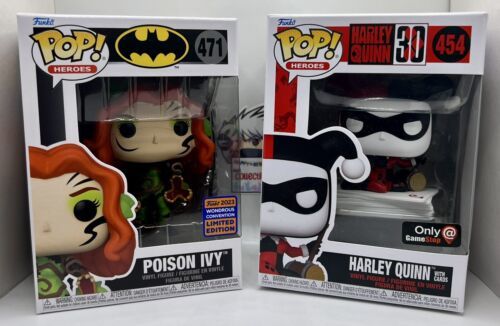 DC - Poison Ivy & Harley Quinn Funko POP! 2 POP Bundle 海外 即決