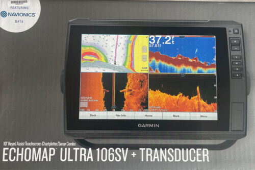 Garmin Echomap Ultra 106sv Fishfinder Chartplotter with GT54UHD-TM Transducer 海外 即決