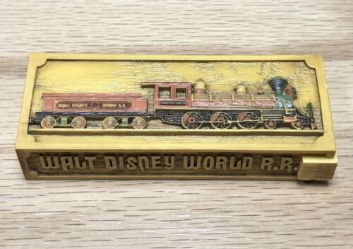Disney Olszewski Walt Disneyworld Railroad Pokitpal Trinket Pill Box Collectible 海外 即決