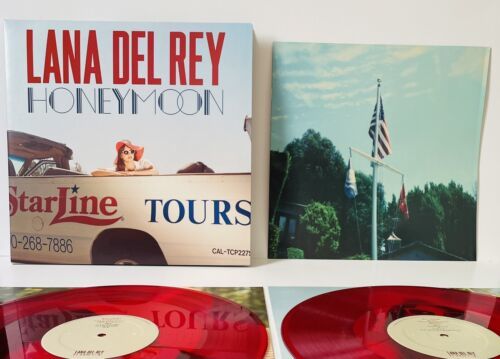 Lana Del Rey HONEYMOON 2LP Transparent レッド / Vinyl Record 海外 即決