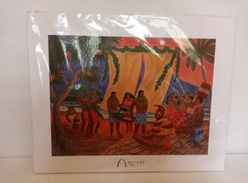 Disney Vacation Club Members 11x14 Aulani Hawaii Resort Print Art Makahiki NEW 海外 即決 - 8