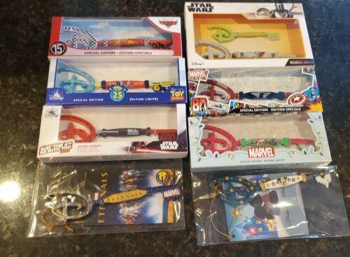 Disney Store Collectible 8 Key Lot - Cars -Star wars - Toy Story -Eternals mouse 海外 即決