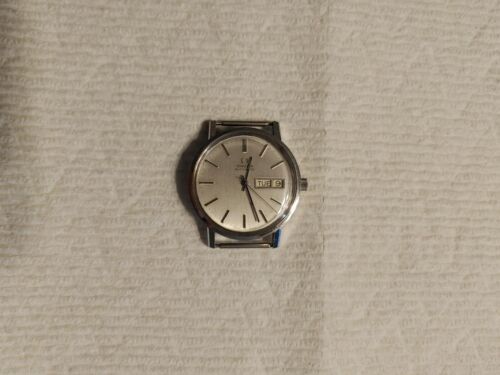 Omega watch vintage Auto Date Day Silver Dial All Stainless Steel 海外 即決