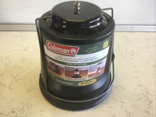 Coleman Quickpack 810 Lumens 2-Mantle Propane Lantern with Carry Case 海外 即決