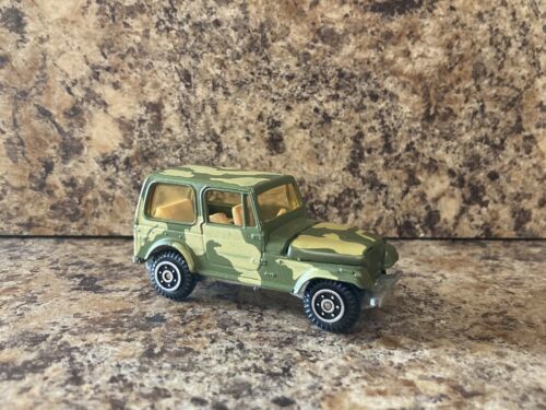 Yatming 1/64 Jeep CJ-7 Army Military Camp All Metal Open Hood Mint Loose HTF 海外 即決