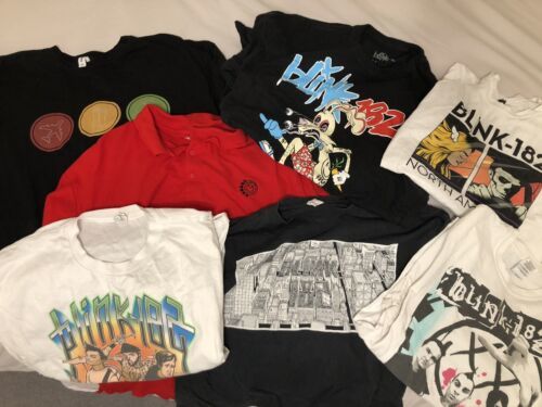 blink 182 shirt vintage (7 Shirt Package) RARE! All Sold Out Items. Exclusive! 海外 即決