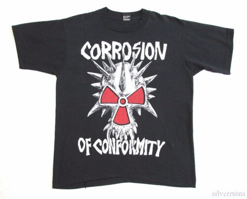 Corrosion Of Conformity Vintage T Shirt 1980's Tour Holier Crossover Thrash Band 海外 即決