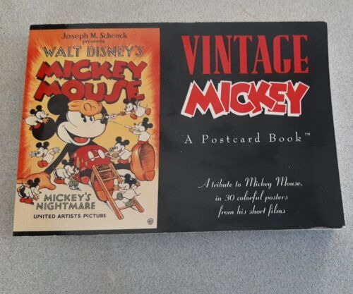 Walt Disney World Vintage Mickey Postcard Book 1991 海外 即決