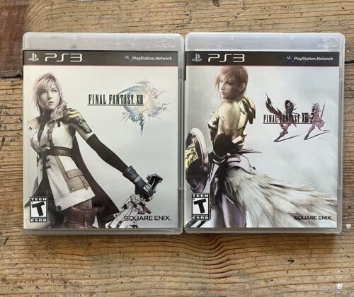 Final Fantasy XIII & XIII-2 (Sony PlayStation 3) PS3 *BOTH SET 海外 即決
