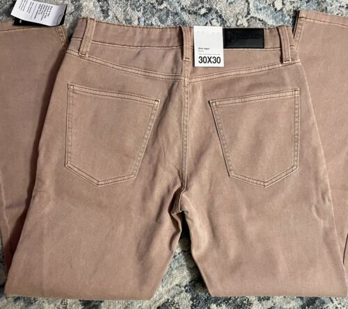 Men’s Target Original Use Slim Taper Stretch Nest Brown Denim Pants jeans 30X30 海外 即決 - 6