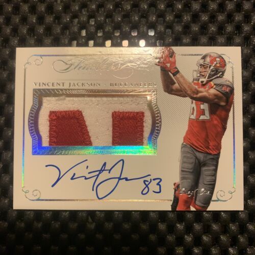 2015 Panini Flawless Vincent Jackson Patch Auto 1/1 Buccaneers Game Used 1 Of 1 海外 即決