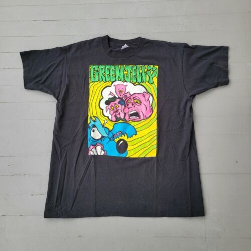 Vintage 1993 Green Jelly Cereal Killer Band Single Stitch T-Shirt Size Men's XL 海外 即決