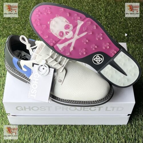 G/Fore GFORE Gallivanter Skull Ghost Project Golf Shoe Sneakers 12.5 Blue 海外 即決